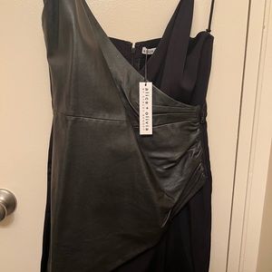 Alice + Olivia Black Mini Dress